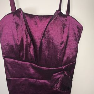 Knee length spaghetti strap bodycon dress